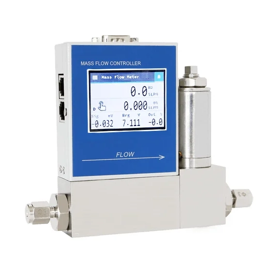 controlador térmico de caudal másico de gas